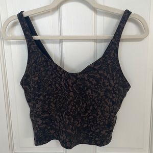 Lululemon Align Tank, Size 10 “Wild Thing Camo Brown Earth Multi” color